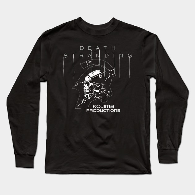 Death Stranding - Logo Text and Kojima Long Sleeve T-Shirt by Aknazu